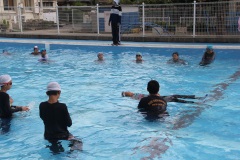 5・6年着衣水泳学習（7月18日）の画像2