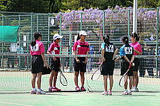 女子ソフトテニスの画像11