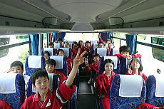 出発！～バスの中の画像3