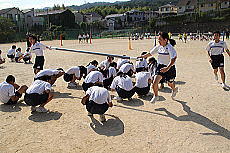 東輝祭の競技練習の画像2