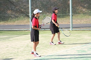 口丹新人戦大会ソフトテニスの写真2