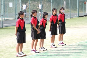 口丹新人戦大会ソフトテニスの写真6
