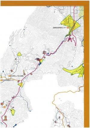 犬甘野付近の地図