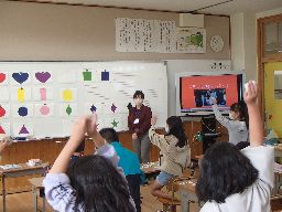 ALTの先生との授業の様子