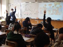 授業参観の様子６年教室