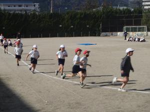 ペースランニング大会の様子