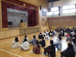 終業式の様子