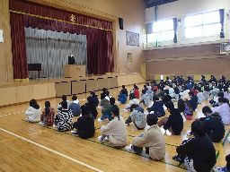 始業式の様子