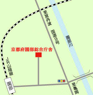 南丹教育局への道順です。