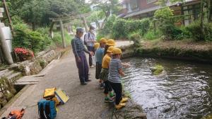 ざわつく水面の画像