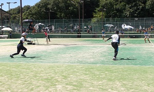 女子ソフトテニス３