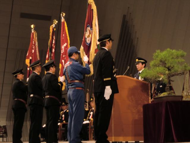 京都府知事表彰（竿頭綬）の表彰の画像