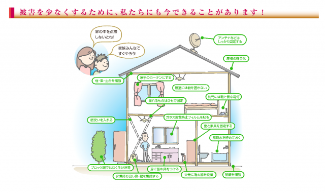 被害を少なくするためにできること