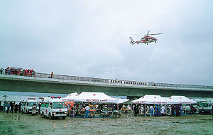 写真1：防災訓練