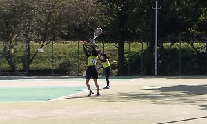 亀岡市新人大会ソフトテニス6
