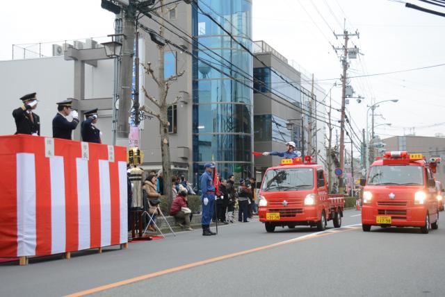 亀岡市消防団出初式の画像1