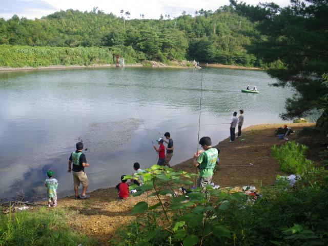 外来魚駆除釣り