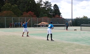 口丹新人大会ソフトテニス男子3