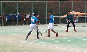 口丹新人大会ソフトテニス男子4