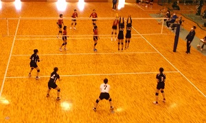 口丹新人大会女子バレー2