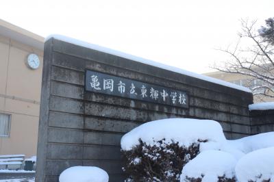 雪の朝７