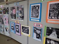 学年毎に掲示された作品の画像