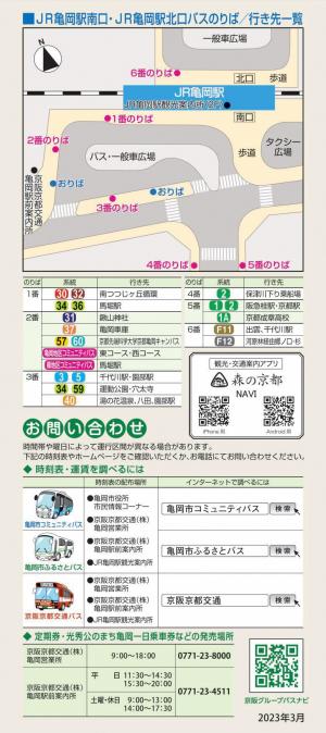 亀岡市内のバスマップの画像4