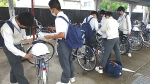 自転車点検1