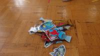 釣り上げられた魚の画像
