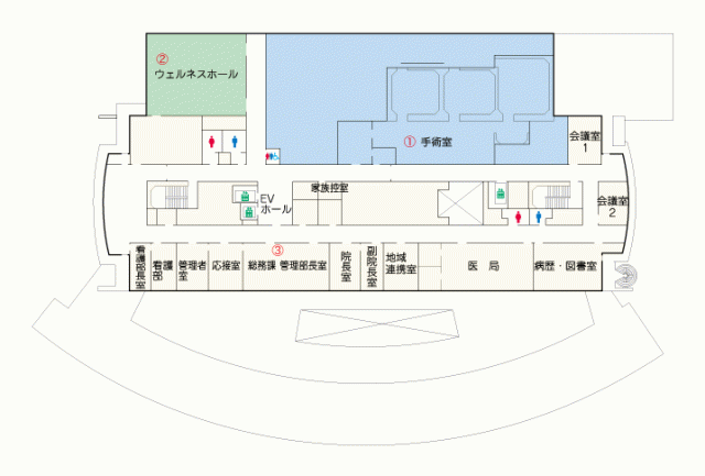 画像：2階案内図