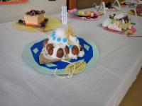 園児作のアーモンドケーキの画像