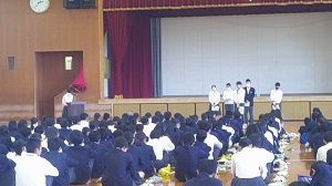 修学旅行結団式2