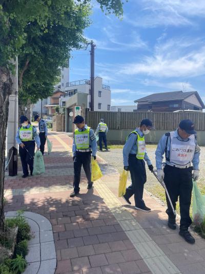 道路の清掃活動
