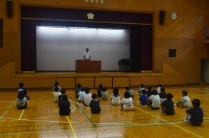 2学期始業式校長の話