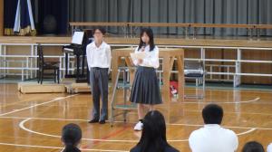 1年中間発表会3