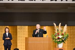 元亀岡警察署刑事課組織犯罪対策係　辻　健さんよる記念講演　「亀岡市の暴力団情勢～いまむかし～」
