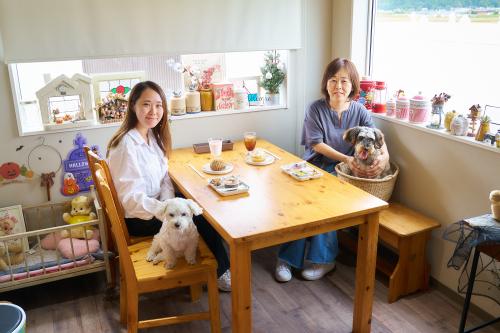 店内も小型犬OKです