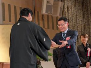 表彰式の様子（株式会社カインズ）
