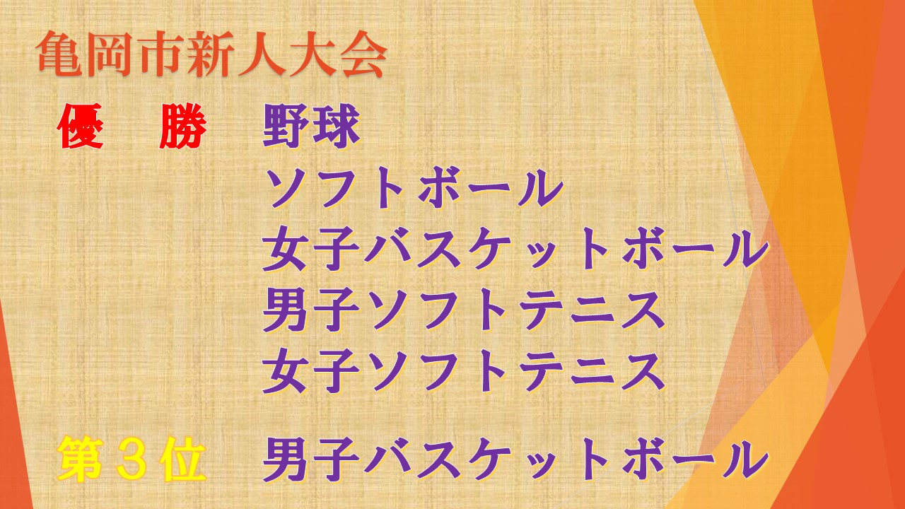 新人戦１