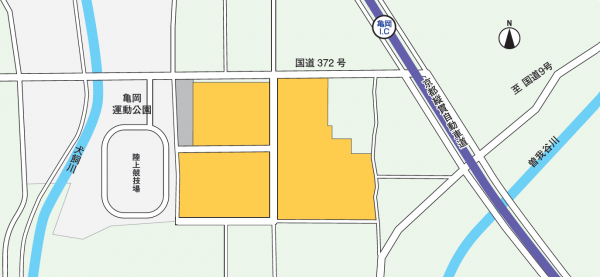 亀岡IC　区画図