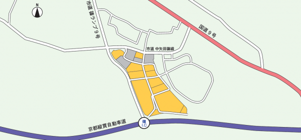 篠IC　区画図