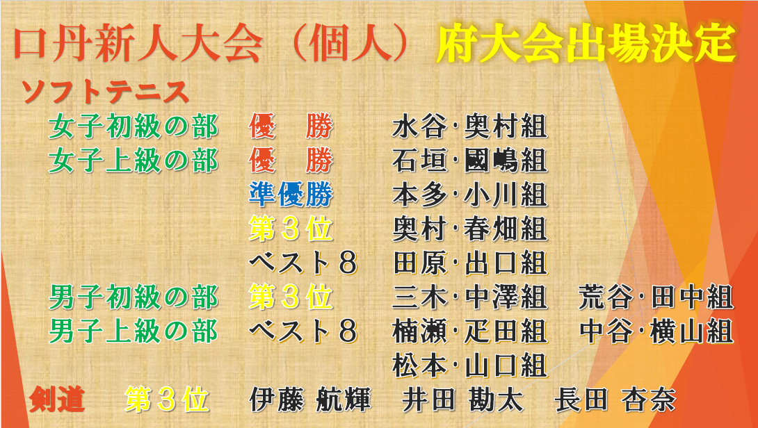 口丹新人５