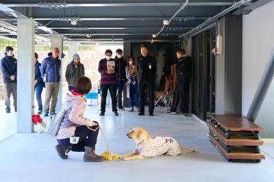 盲導犬デモンストレーション