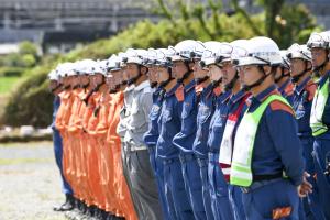 防災訓練集合写真