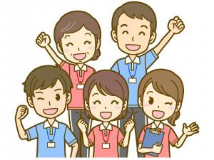 介護福祉スタッフのイラスト