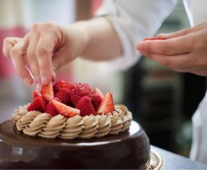 デコ飾りつけショコラガナッシュ