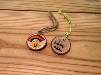 剪定枝を使ったクラフトづくり