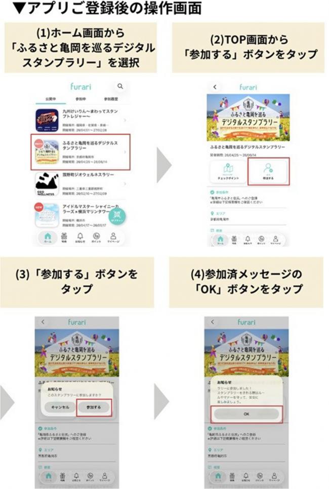 アプリ操作画面