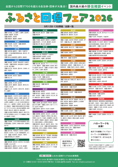 ふるさと回帰フェア(チラシうら)