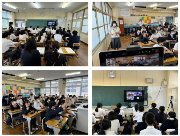 令和6年度　7月2日　オンライン交流（8年生）